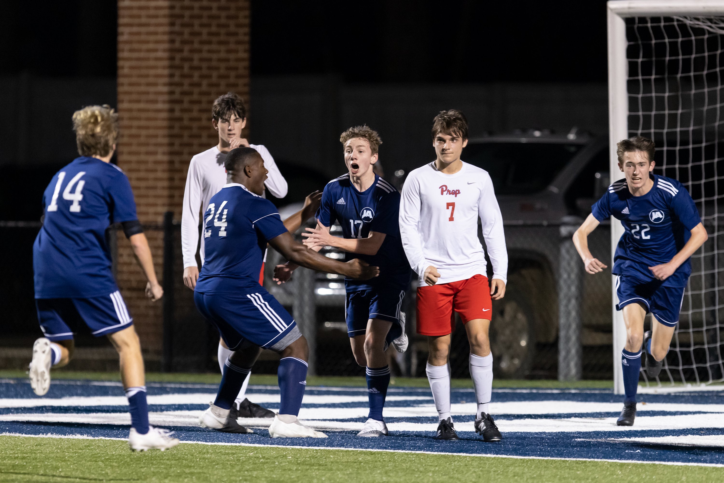 JA Soccer Beats Prep