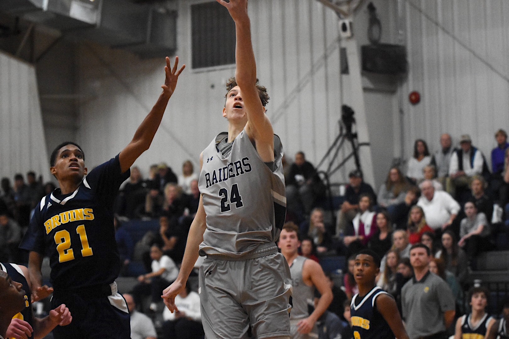 Raiders Split with Bruins