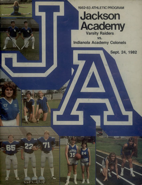 1982-83 Athletics Guide Cover