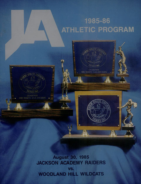 1985-86 Athletics Guide Cover