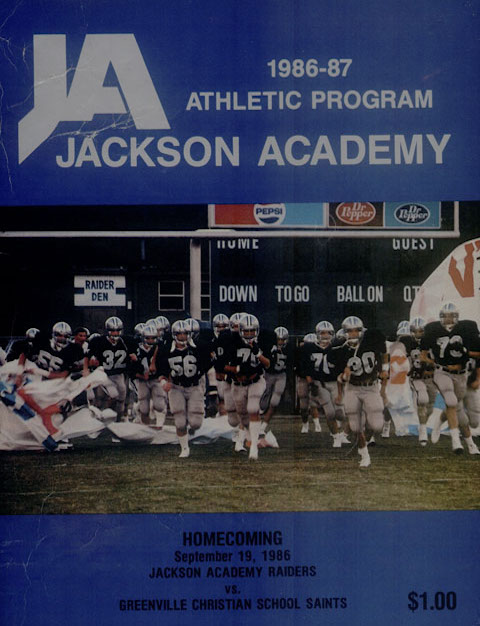 1986-87 Athletics Guide Cover