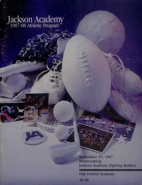 1987-88 Athletics Guide Cover