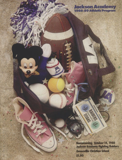 1988-89 Athletics Guide Cover