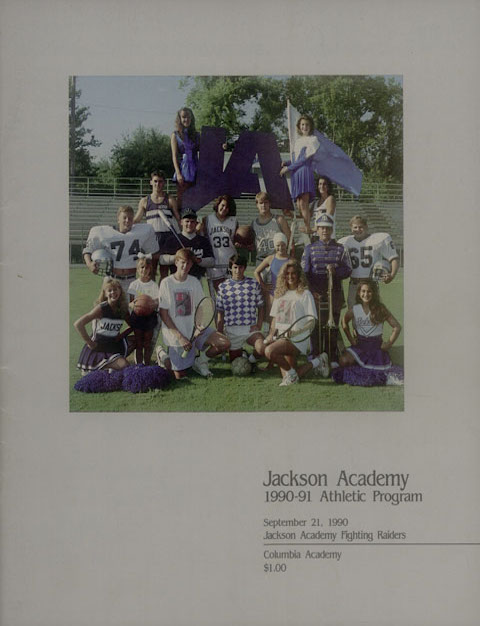 1990-91 Athletics Guide Cover