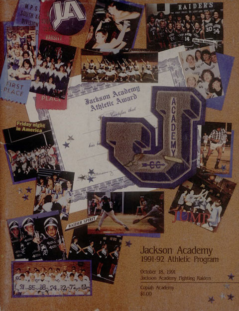1991-92 Athletics Guide Cover