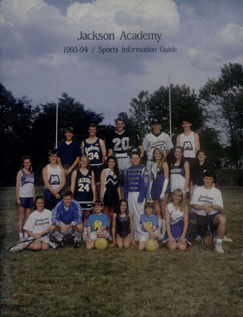 1993-94 Athletics Guide Cover