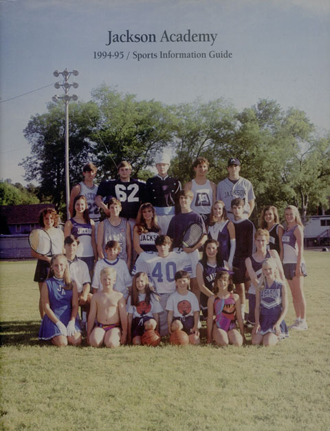1994-95 Athletics Guide Cover