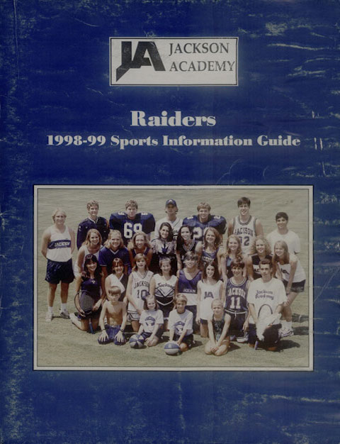 1998-99 Athletics Guide Cover