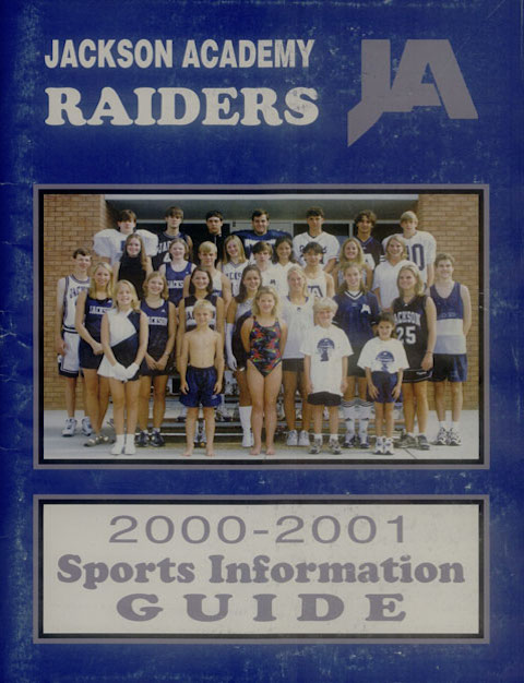 2000-01 Athletics Guide Cover