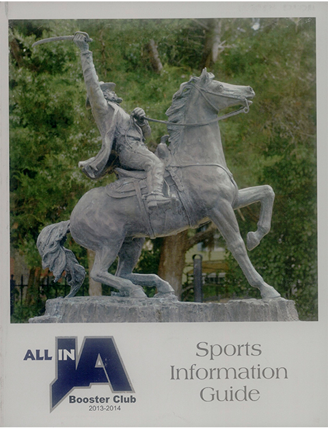 2013-14 Athletics Guide Cover